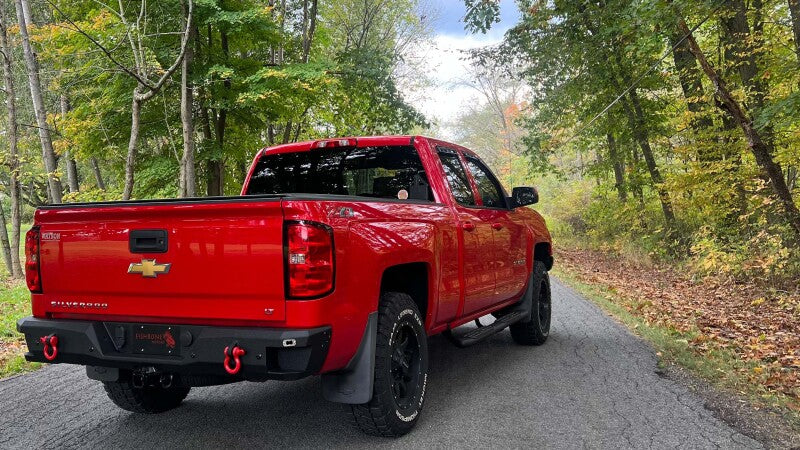 Fishbone Offroad 14-18 Chevy Silverado 1500 Rockfish Rear Bumper Bumpers - Steel Fishbone Offroad