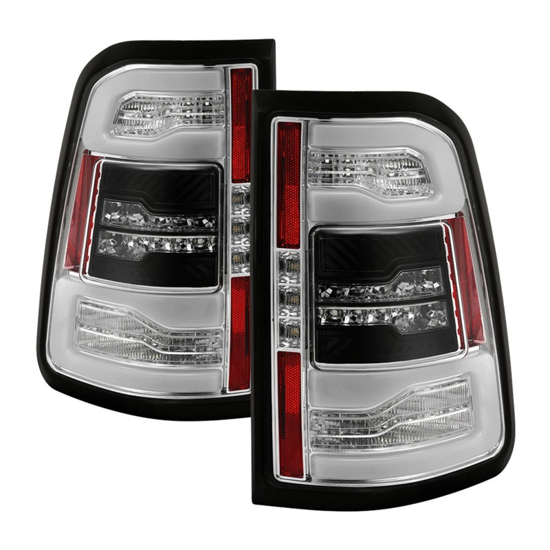 Spyder Dodge Ram 19-20 LED Tail Light Chrome ALT-YD-DR19HAL-SEQ-C Tail Lights SPYDER