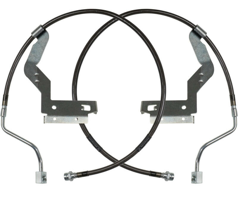 Carli 17-23 Ford F250/350 SD Hardware Braided Brake Lines Leveling Front Only Brake Line Kits Carli
