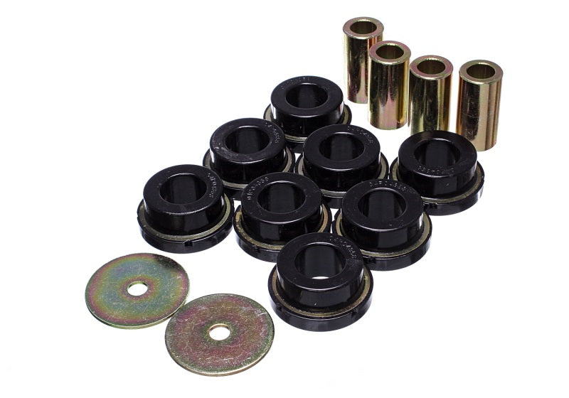 Energy Suspension 2015 Ford Mustang (Exc Cobra) Black Subframe Bushing Set Bushing Kits Energy Suspension