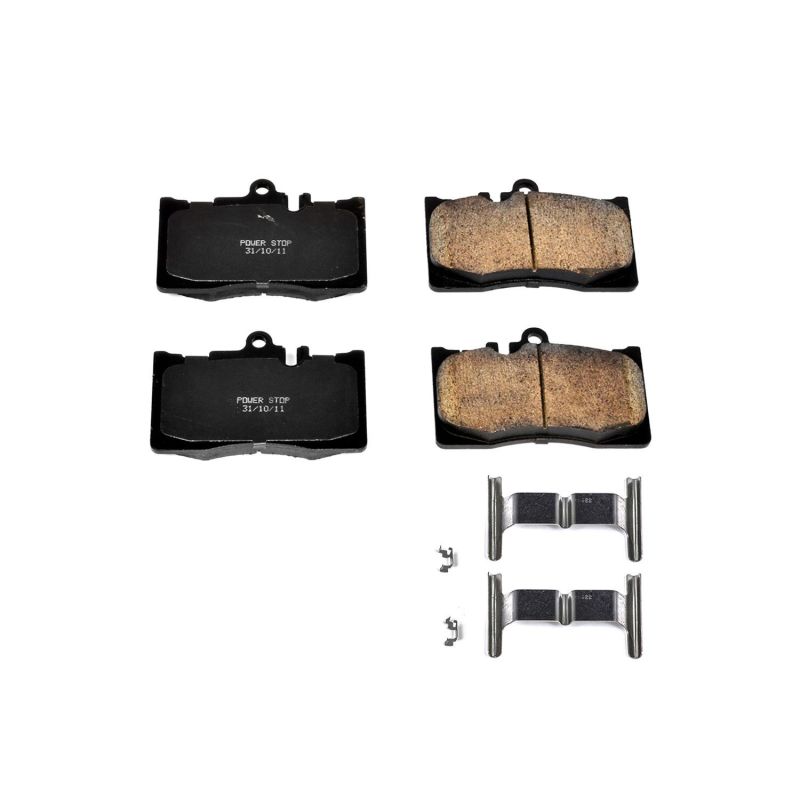 Power Stop 01-06 Lexus LS430 Front Z17 Evolution Ceramic Brake Pads w/Hardware Brake Pads - OE PowerStop
