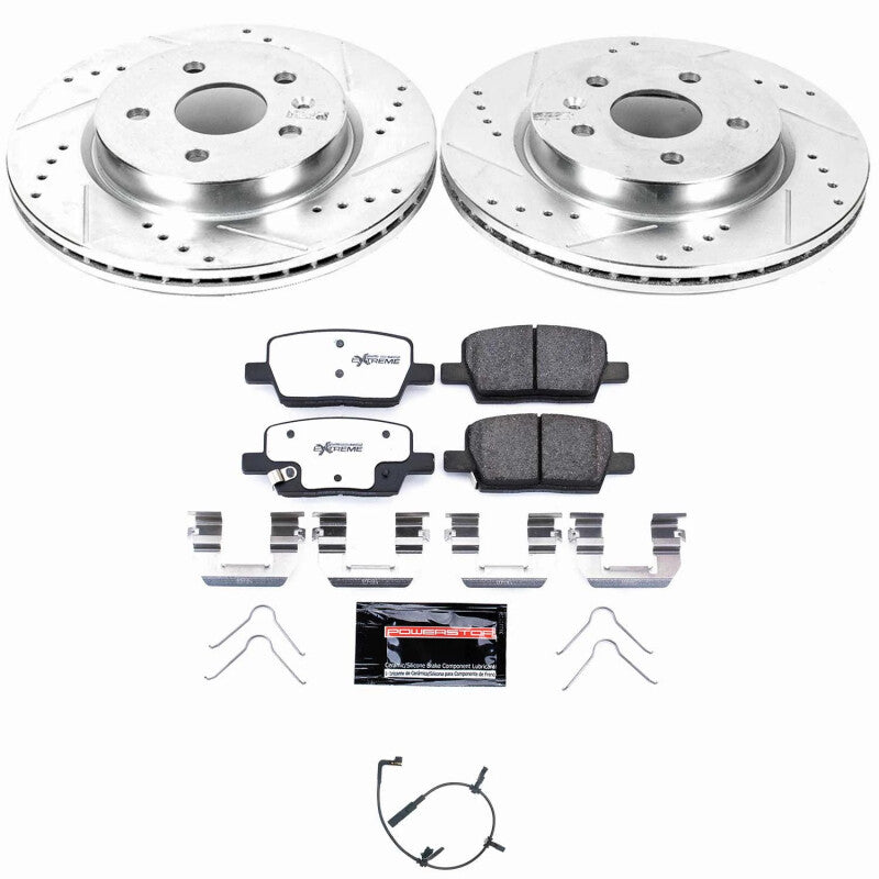 Power Stop 2020 Cadillac CT6 Rear Z26 Street Brake Kit Brake Kits - Performance D&S PowerStop