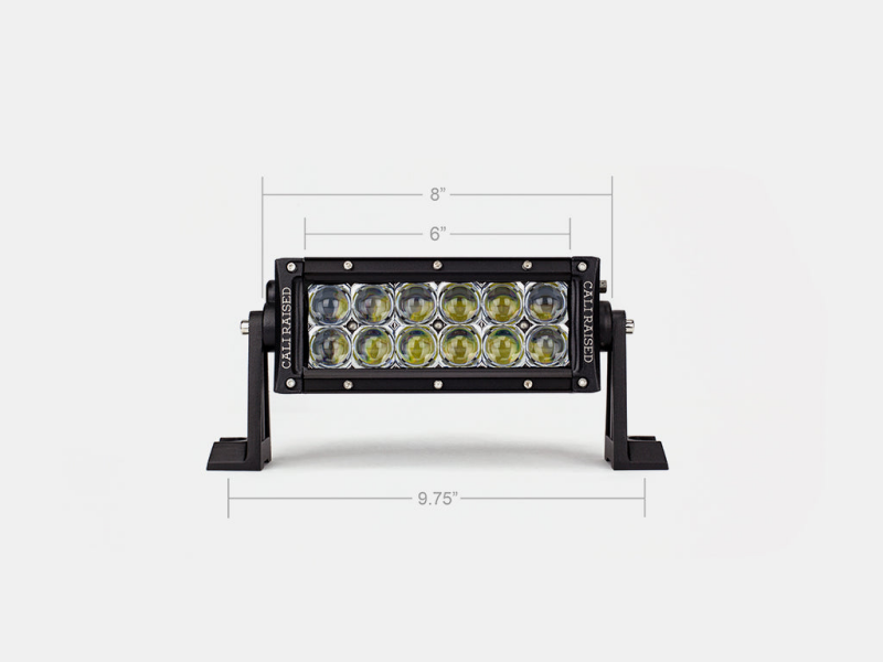 Cali Raised 8 Dual Row 5D Optic Osram Led Bar Light Bars & Cubes Cali Raised LED