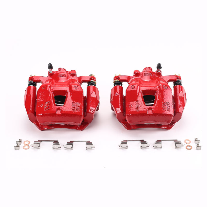 Power Stop 97-01 Lexus ES300 Front Red Calipers w/Brackets - Pair Brake Calipers - Perf PowerStop