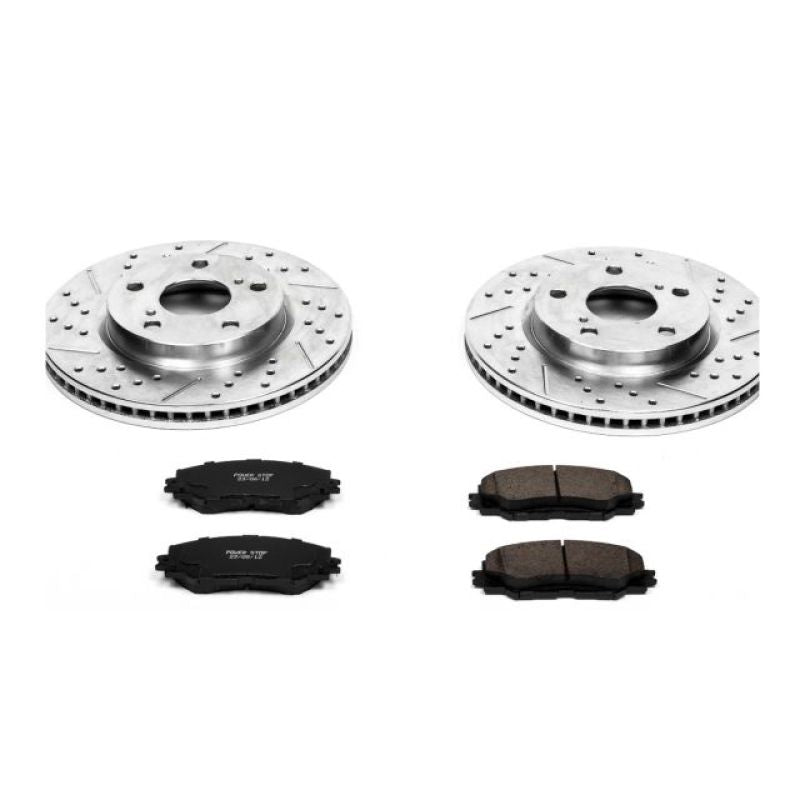 Power Stop 10-12 Lexus HS250h Front Z23 Evolution Sport Brake Kit Brake Kits - Performance D&S PowerStop