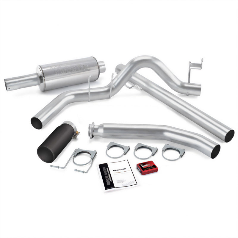 Banks Power 02 Dodge 5.9L Std Cab Git-Kit - SS Single Exhaust w/ Black Tip Performance Packages Banks Power