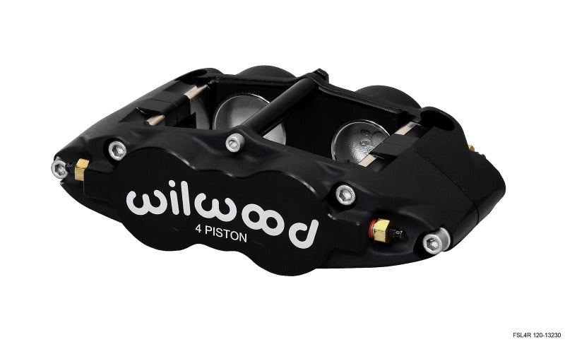 Wilwood Caliper-Forged Superlite 4R-L/H 1.88/1.62in Pistons 1.25in Disc Brake Calipers - Perf Wilwood