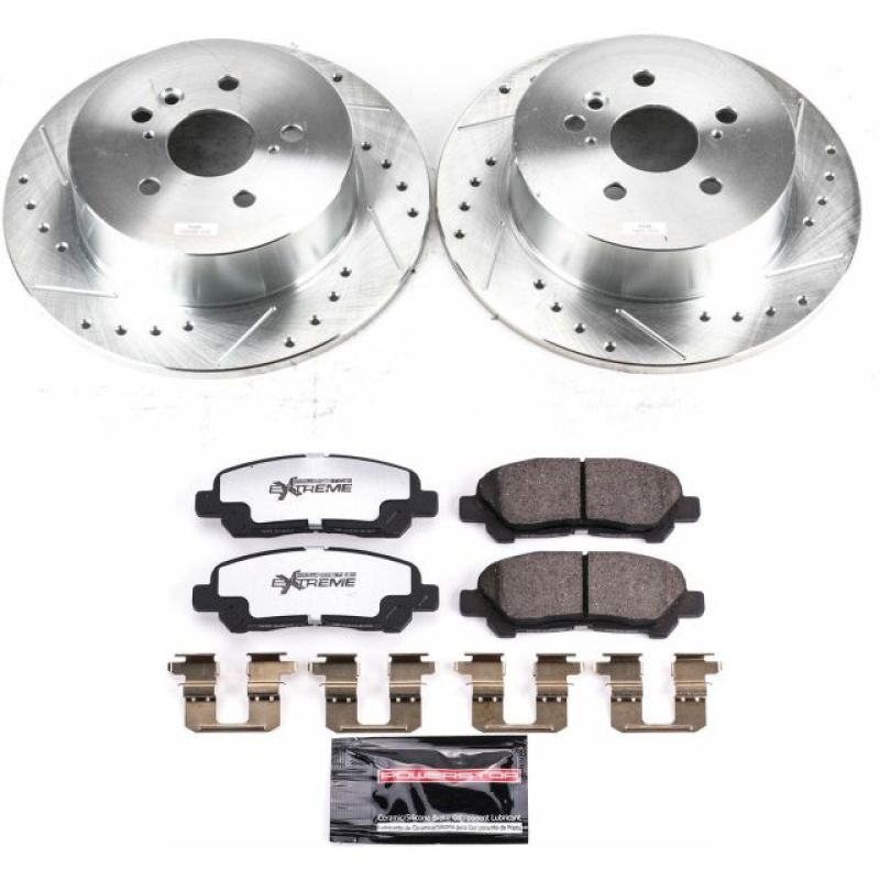 Power Stop 08-13 Toyota Highlander Rear Z36 Truck & Tow Brake Kit Brake Kits - Performance D&S PowerStop