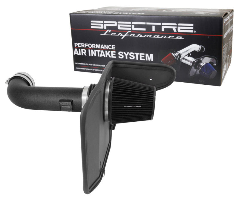 Spectre 10-15 Chevy Camaro V8-6.2L F/I Air Intake Kit - Black w/ Black Filter Cold Air Intakes Spectre
