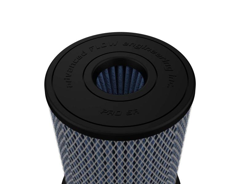 aFe MagnumFLOW Pro 5R Air Filters 3in F x 5-1/2in B x 5-1/4in T (Inverted) x 8in H Air Filters - Universal Fit aFe