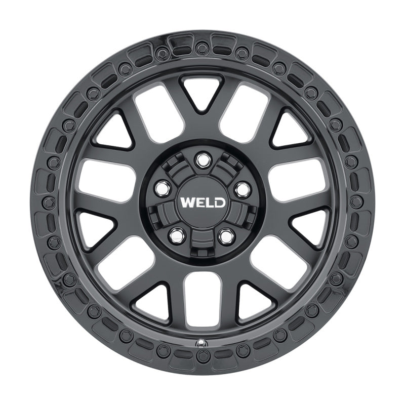 Weld Off-Road W104 17X8.5 Cinch 5X110 5X127 ET38 BS6.25 Satin Black / Gloss Black 71.5 Wheels - Cast Weld