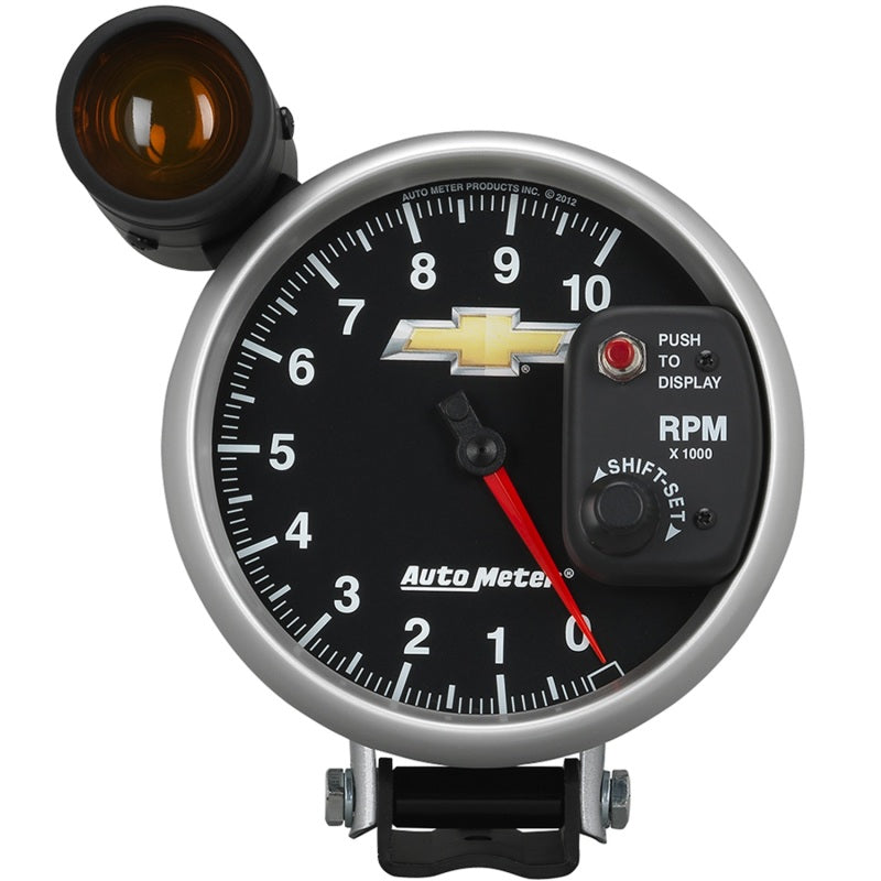 Autometer Performance Parts 5in 0-10000 RPM Tachometer COPO Camaro Gauge w/ Shift Light Gauges AutoMeter