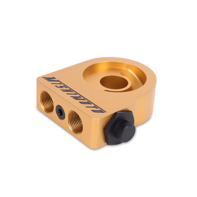 Mishimoto Thermostatic Gold M20 Oil Sandwich Plate Oil Filter Blocks Mishimoto