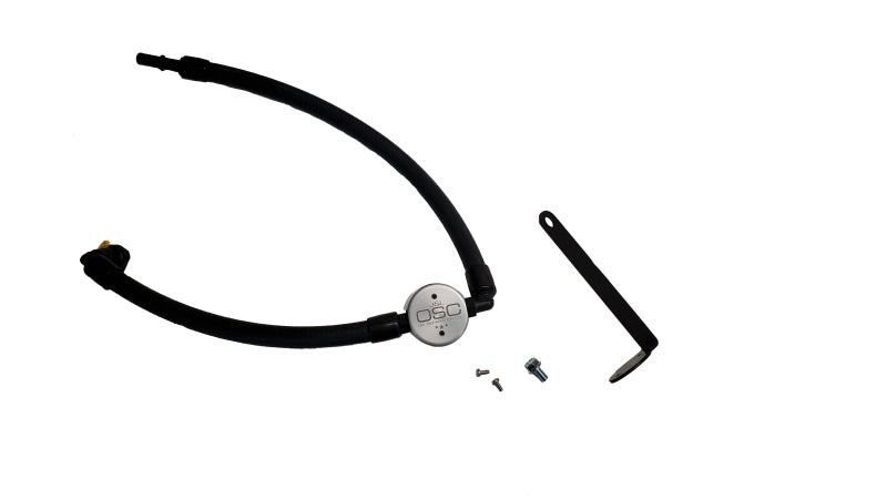 J&amp;L 2021.5-2024 Ford Bronco 2.3L EcoBoost Oil Separator 3.0 Passenger Side - Clear Anodized Oil Separators J&L