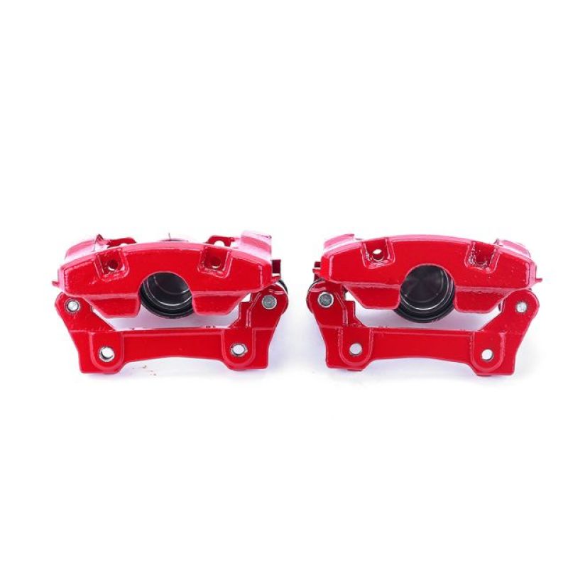 Power Stop 07-11 Lexus GS350 Rear Red Calipers w/Brackets - Pair Brake Calipers - Perf PowerStop