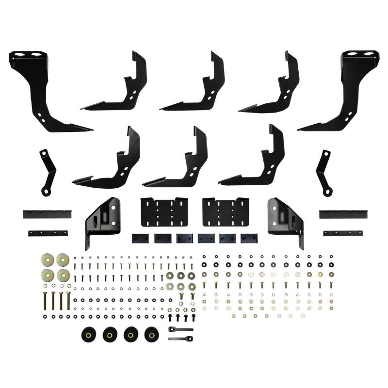 Westin 2019 Chevrolet Silverado/Sierra 1500 Crew Cab (6.5ft) R5 Modular Nerf Step Bars - Black Nerf Bars Westin