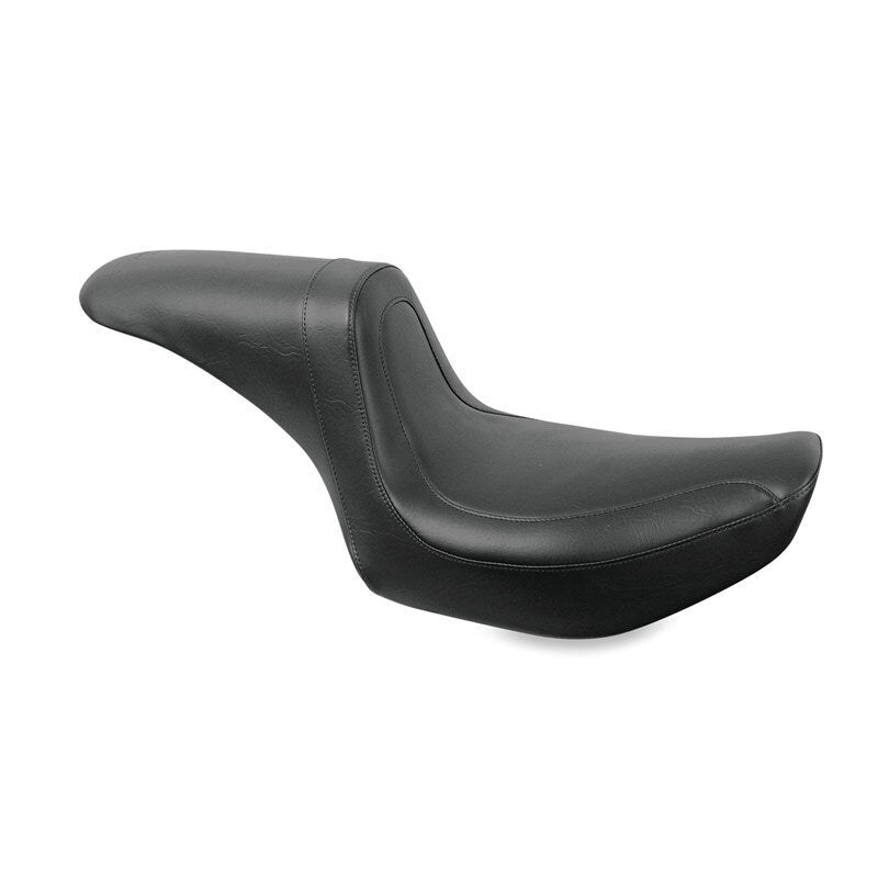 Mustang 82-00 Harley FXR Fastback 1PC Seat - Black One-Piece Motorcycle Seats Mustang Motorcycle