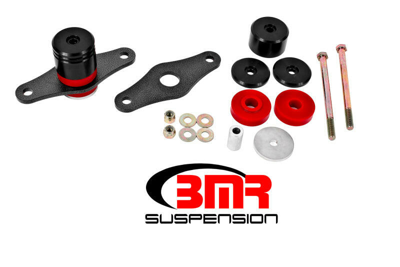 BMR 15-17 S550 Mustang Motor Mount Kit (Polyurethane) - Black Anodized Engine Mounts BMR Suspension