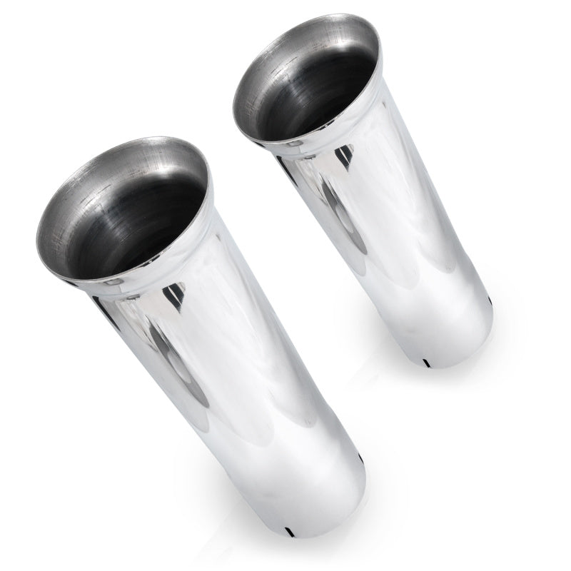Stainless Works Bell Exhaust Tips- 3in ID Inlet 3in Body Tips Stainless Works