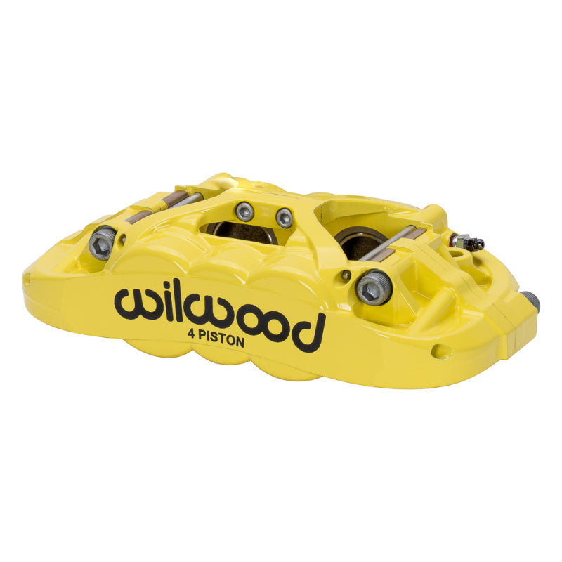 Wilwood XRS4R 1.38/1.38 .950 Rotor Caliper - Yellow Brake Calipers - Perf Wilwood