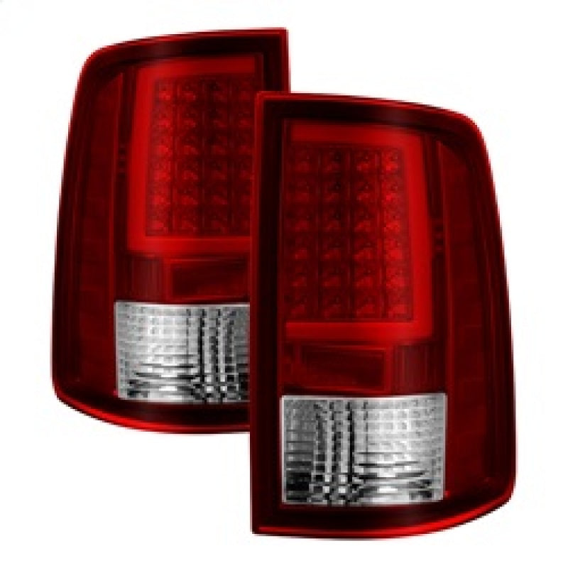 xTune Dodge Ram 1500 09-16 LED Tail Lights Incandescent Model Only - Red Clear ALT-ON-DR09-LBLED-RC Tail Lights SPYDER