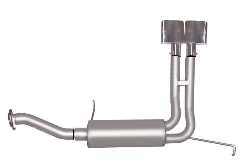 Gibson 94-95 Chevrolet C1500 Base 4.3L 2.5in Cat-Back Super Truck Exhaust - Stainless Catback Gibson