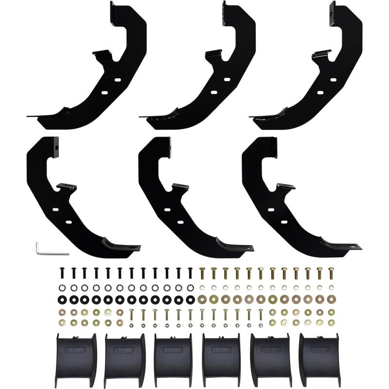 Westin 19-21 Chevrolet Silverado Crew Cab PRO TRAXX 6 Oval Nerf Step Bars - Black Nerf Bars Westin