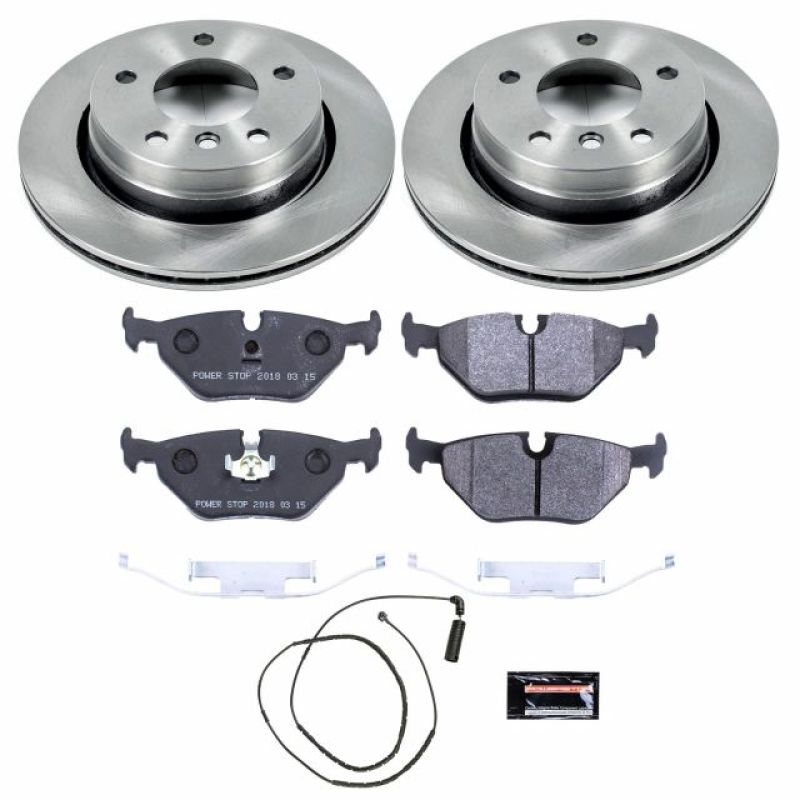 Power Stop 2000 BMW 323Ci Rear Track Day SPEC Brake Kit Brake Kits - Performance Blank PowerStop