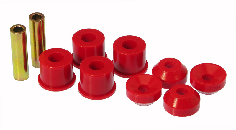 Prothane 99-00 Honda Civic Front Shock Bushings - Red Bushing Kits Prothane