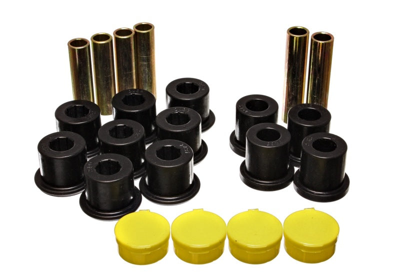 Energy Suspension 98-03 Dodge Durango 2WD / 00-03 Dodge Durago 4WD Black Rear Leaf Spring Bushing Se Bushing Kits Energy Suspension