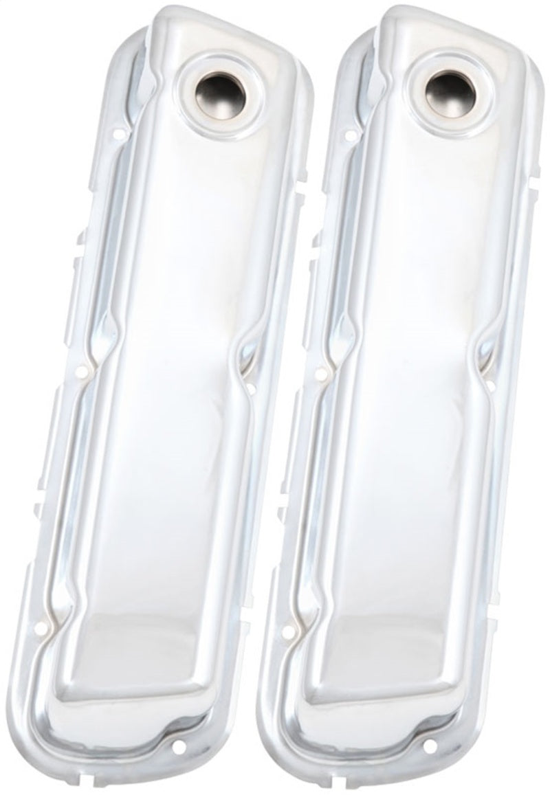 Spectre SB Ford Short Valve Cover Set - Chrome Valve Covers Spectre