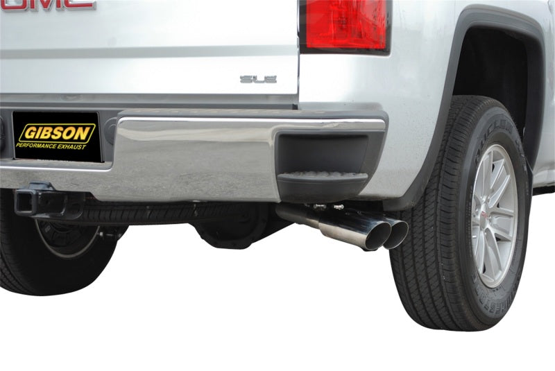 Gibson 15-18 Chevrolet Silverado 1500 LS 5.3L 3in/2.25in Cat-Back Dual Sport Exhaust - Aluminized Catback Gibson