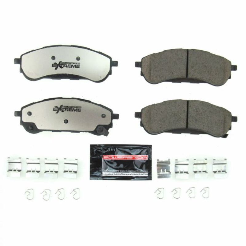Power Stop 2019 Ford Ranger Rear Z36 Truck & Tow Brake Pads w/Hardware Brake Pads - Performance PowerStop