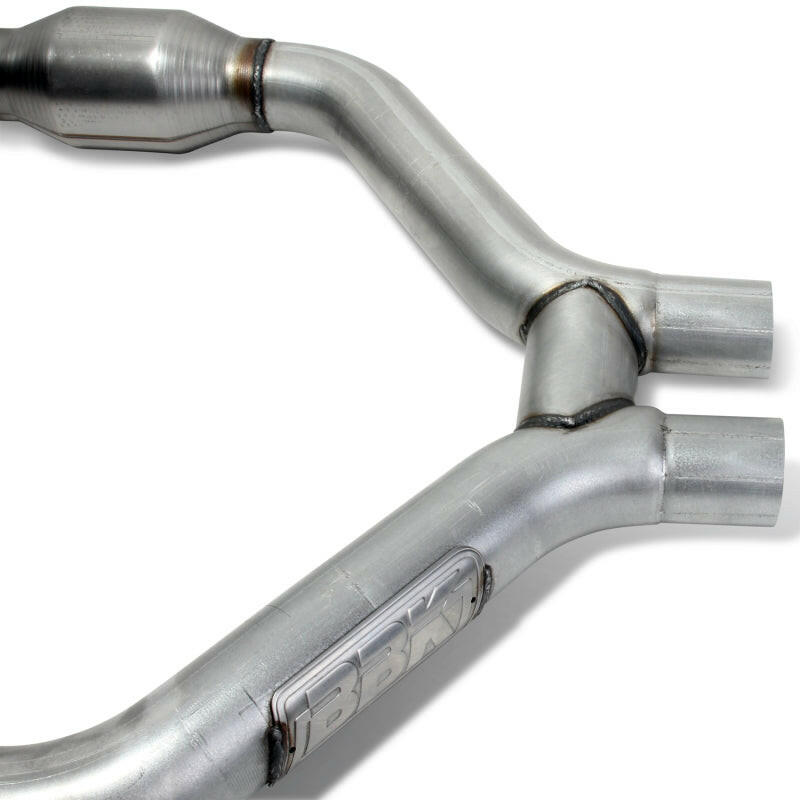 BBK 2015-16 Mustang V6 Short Mid H Pipe With Converters (To Be Used With 1642 Series Headers) H Pipes BBK