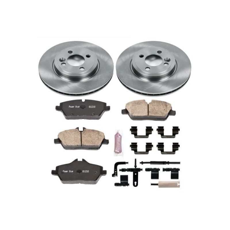 Power Stop 07-10 Mini Cooper Front Autospecialty Brake Kit Brake Kits - OE PowerStop