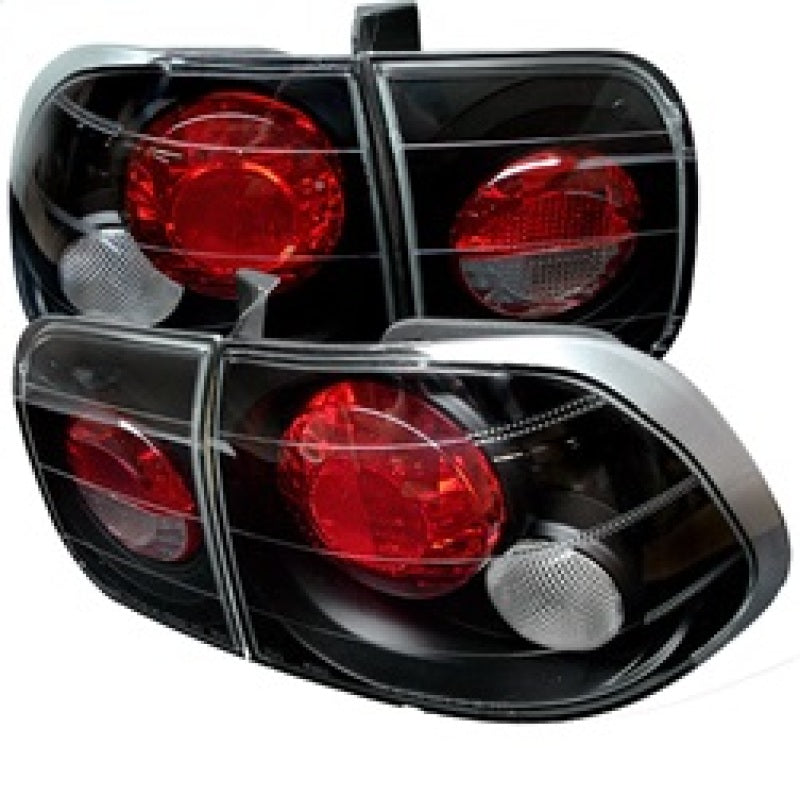 Spyder Honda Civic 96-98 4Dr Euro Style Tail Lights Black ALT-YD-HC96-4D-BK Tail Lights SPYDER
