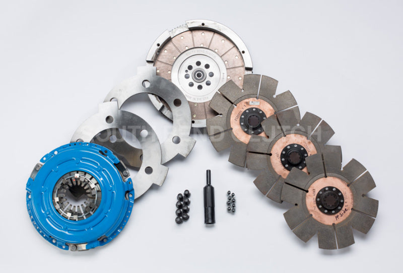 South Bend Clutch 01-Sept 05 GM 6.6L LLY ZF-6 SFI Comp Triple Disc Feramic Clutch Kit Clutch Kits - Single South Bend Clutch