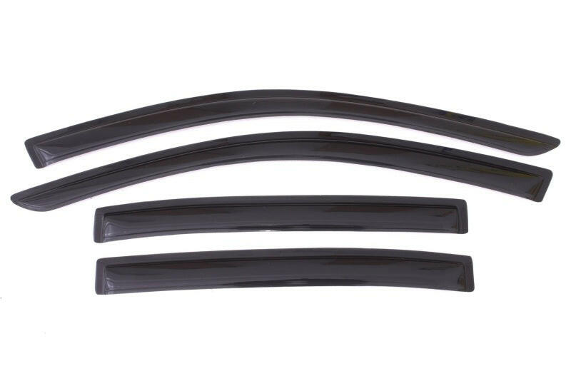 AVS 13-17 Honda Accord Ventvisor Outside Mount Window Deflectors 4pc - Smoke Wind Deflectors AVS