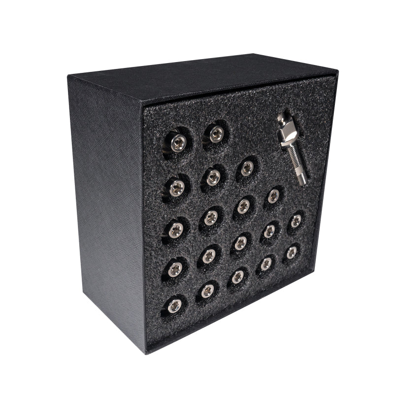 Wheel Mate Titanium Wheel Stud Conversion (Raw Ti) - M14x1.25 to M14x1.5 - 74mm - 60deg Lug Nut Wheel Studs Wheel Mate