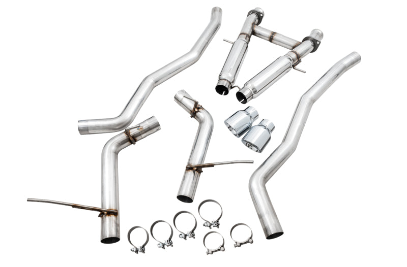 AWE Tuning 2020 Jeep Grand Cherokee SRT Track Edition Exhaust - Chrome Silver Tips Catback AWE Tuning