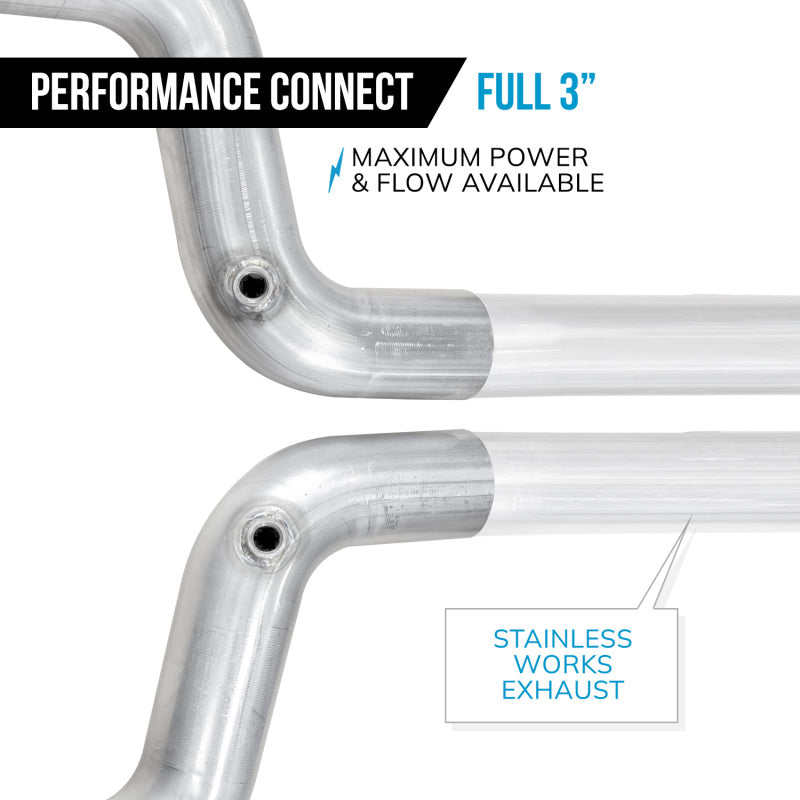 Stainless Works 15-25 Mustang GT Lead Pipe Kit - Performance Connect Connecting Pipes Stainless Works