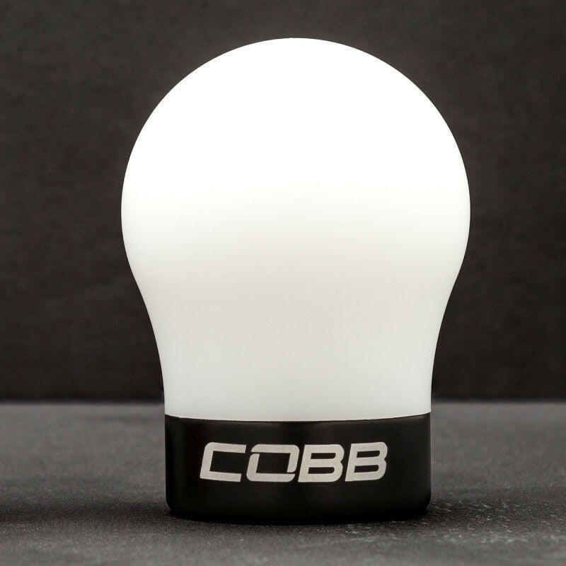 Cobb Volkswagen Black Base White Shift Knob Shift Knobs COBB