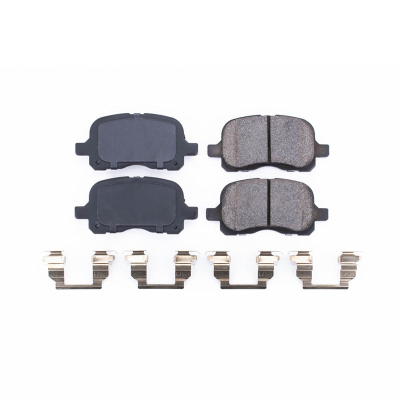 Power Stop 98-02 Chevrolet Prizm Front Z17 Evolution Ceramic Brake Pads w/Hardware Brake Pads - OE PowerStop