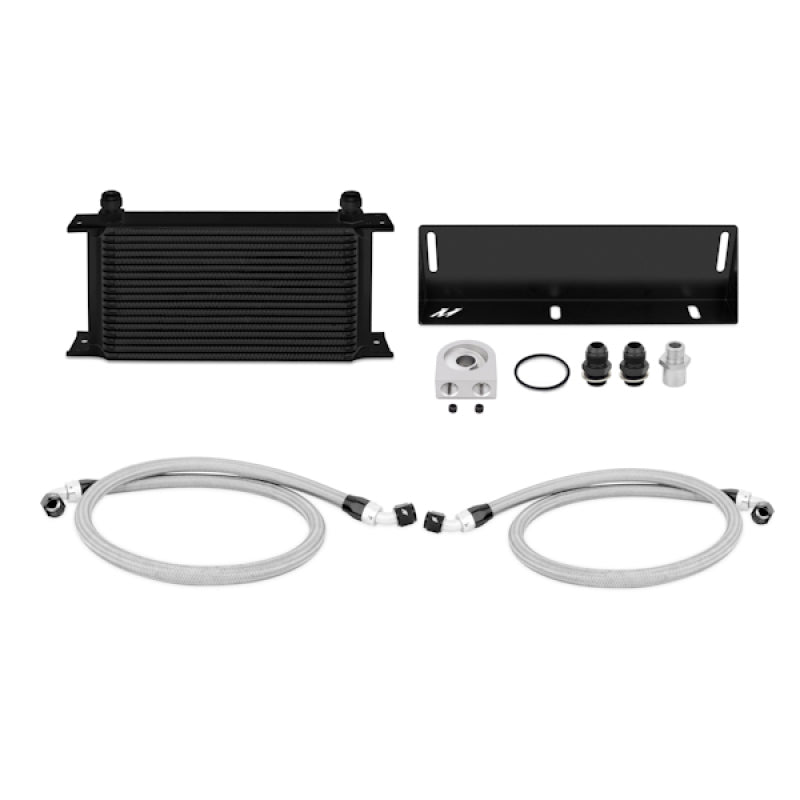 Mishimoto 79-93 Ford Mustang 5.0L Oil Cooler Kit - Black Oil Coolers Mishimoto