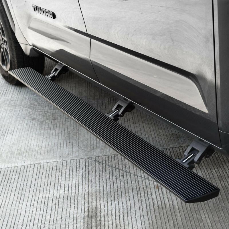 Go Rhino 22-23 Toyota Tundra CrewMax Cab 4dr E-BOARD E1 Electric Running Board Kit - Tex. Blk Running Boards Go Rhino