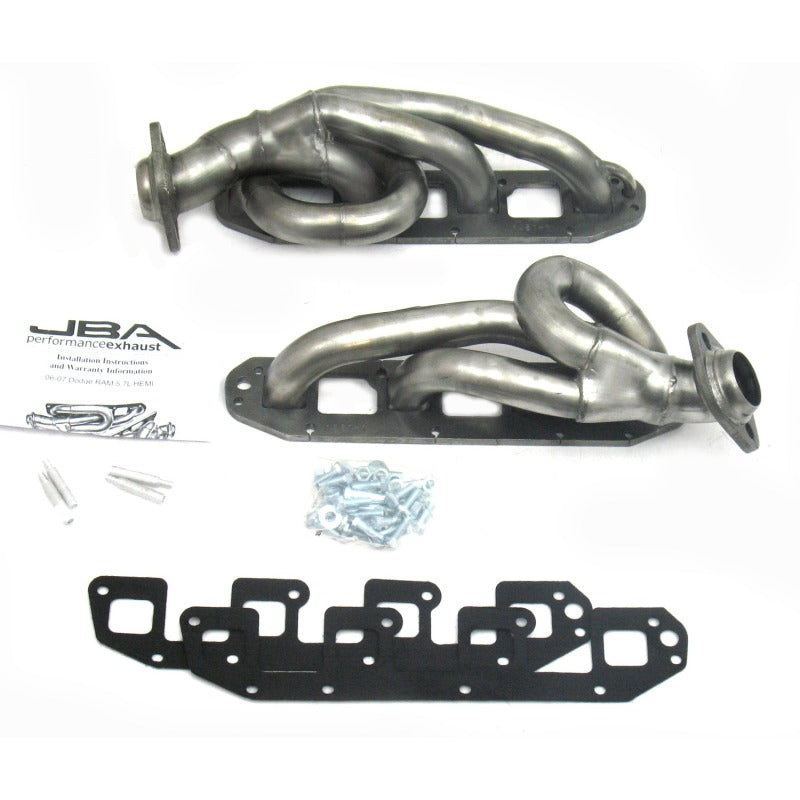 JBA 03-08 Dodge Ram 5.7L HEMI 1-5/8in Primary Raw 409SS Cat4Ward Header Headers & Manifolds JBA