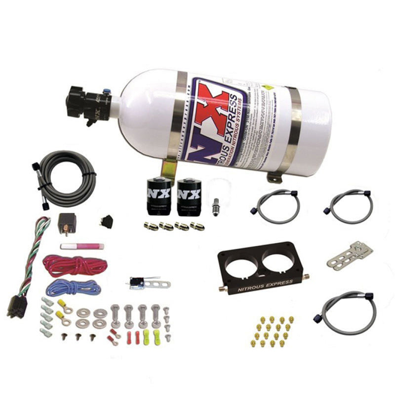 Nitrous Express 96-04 Ford Mustang Cobra/Mach 1 4 Valve (Stock TB) Nitrous Kit (50-300HP) w/o Bottle Nitrous Systems Nitrous Express