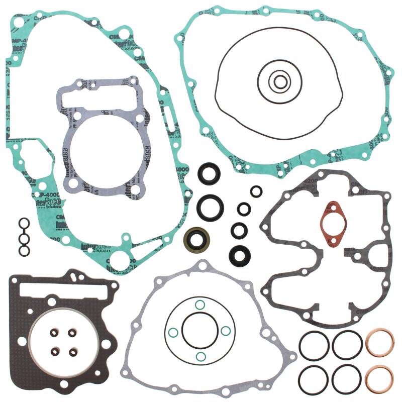Vertex Gaskets 96-98 Honda XR400R Complete Gasket Kit w/ Oil Seals Engine Hardware Vertex Pistons