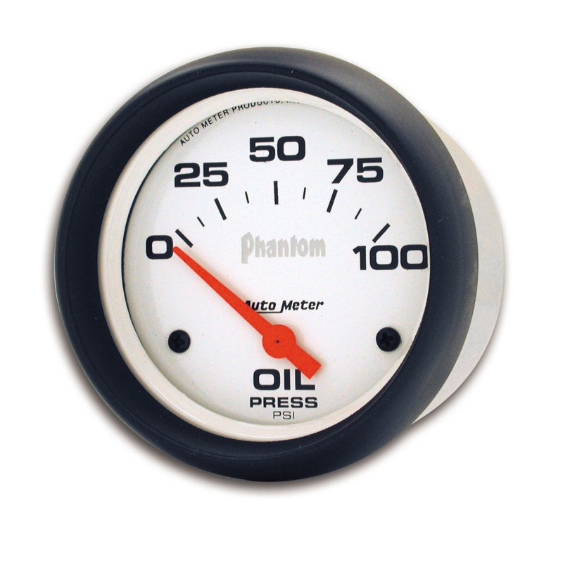 Autometer Phantom 66.7mm 0-100 PSI SSE Oil Pressure Gauge Gauges AutoMeter