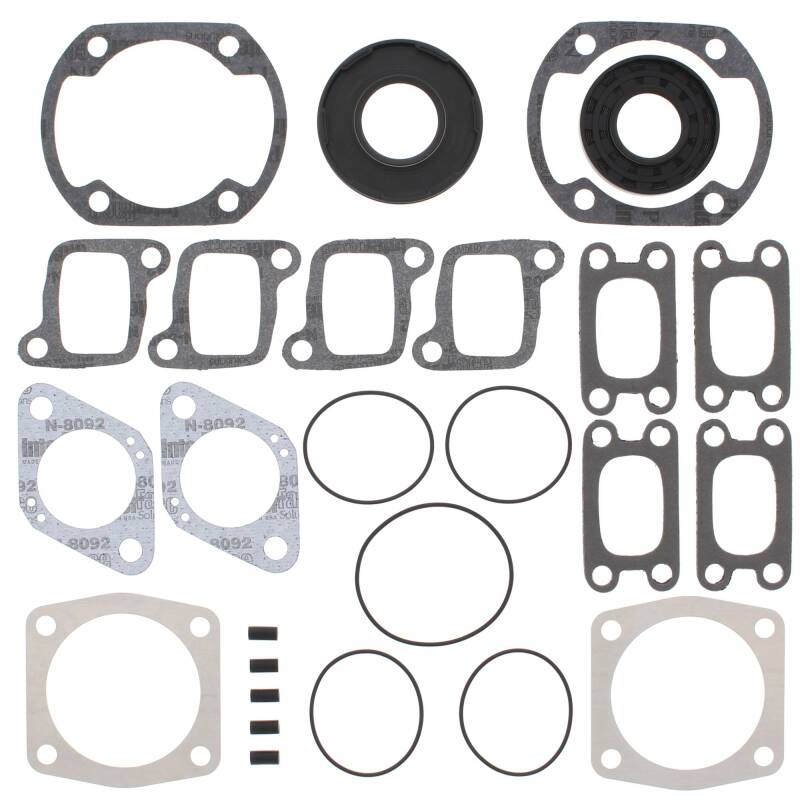 Vertex Gaskets 88-90 Ski-Doo Nordic 50 Complete Gasket Kit w/ Oil Seals Engine Hardware Vertex Pistons
